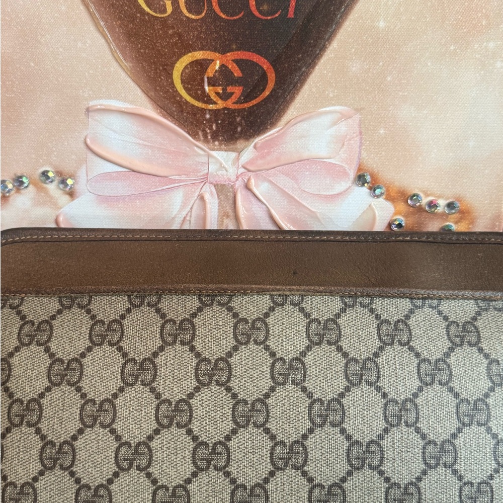 Gucci Anniversary Collection Coated Canvas GG Clutch - Made in Italy - Picture 6 of 14